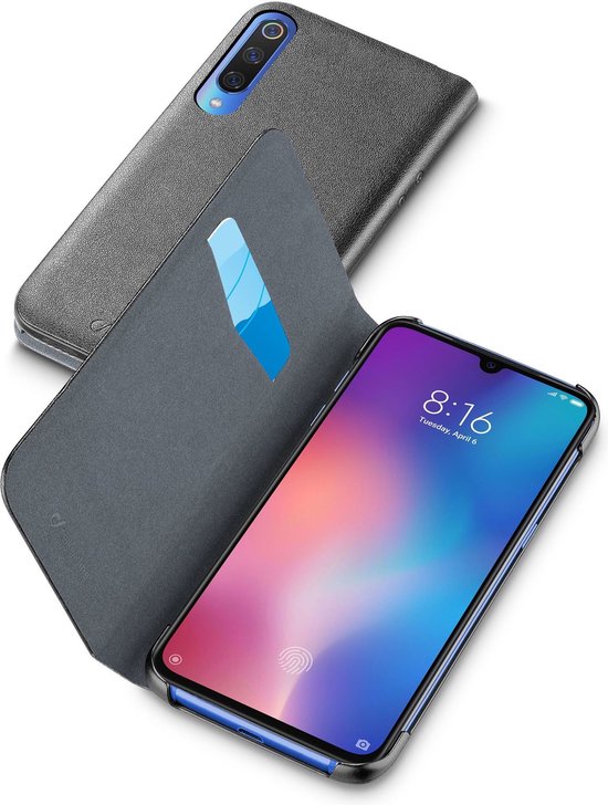 Cellularline Book coque de protection pour téléphones portables 16,2 cm (6.39") Étui avec portefeuille Noir