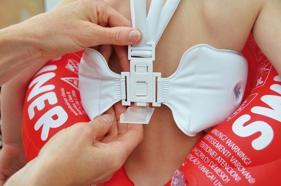 DE VEILIGE BABY ZWEMBAND: ZWEMTRAINER | SWIMTRAINER "Classic" ® rood (3 maanden tot 4 jaar) (Keurmerken: CE-TüV-EN13138-1:2014)