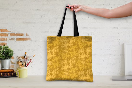 Sac bandoulière - Sac de plage - Shopper Art - Jaune - Symbolisme - Gustav Klimt - 40x40 cm - Sac en coton