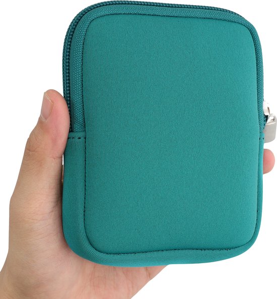 kwmobile hoesje voor e-bike display - Waterdichte display cover elektrische fiets - Van neopreen in petrol van kwmobile — afbeelding 5