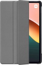 Xiaomi Pad 5 Bookcase hoesje - Just in Case - Effen Grijs - Kunstleer