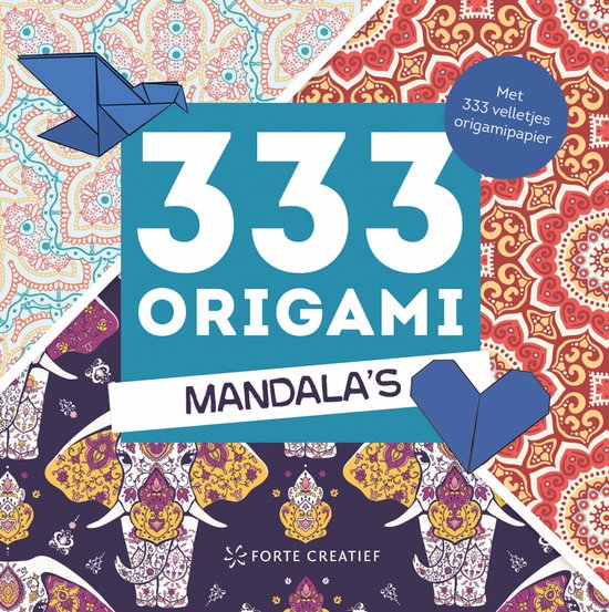 Boek cover 333 Origami  -   333 Origami Mandalas van 333 Origami (Paperback)