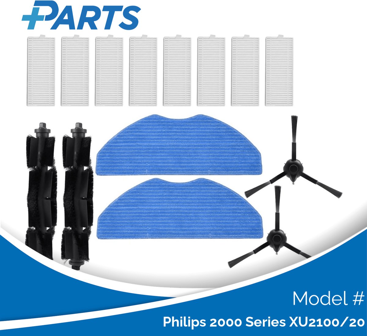 Philips 2000 Series XU2100/20 Onderhoudsset (Plus.Parts® alternatief voor XV1433/00)