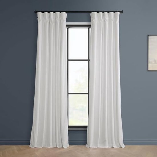 Hpd Half Price Drapes Signature Vpch-181208-84 Rideaux Occultants En Velours Pour Chambre À