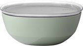 Mepal serveerschaal met deksel Silueta - 5000 ml - Saladeschaal - Nordic sage