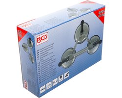 BGS Drievoudige glaszuiger aluminium Ø 115 mm