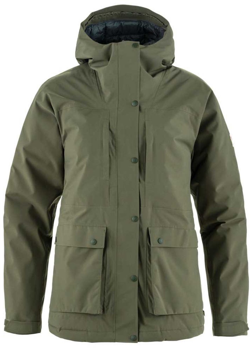 FJALLRAVEN HC hydratic padded trail jacket W 14500152 625 laurel Groen