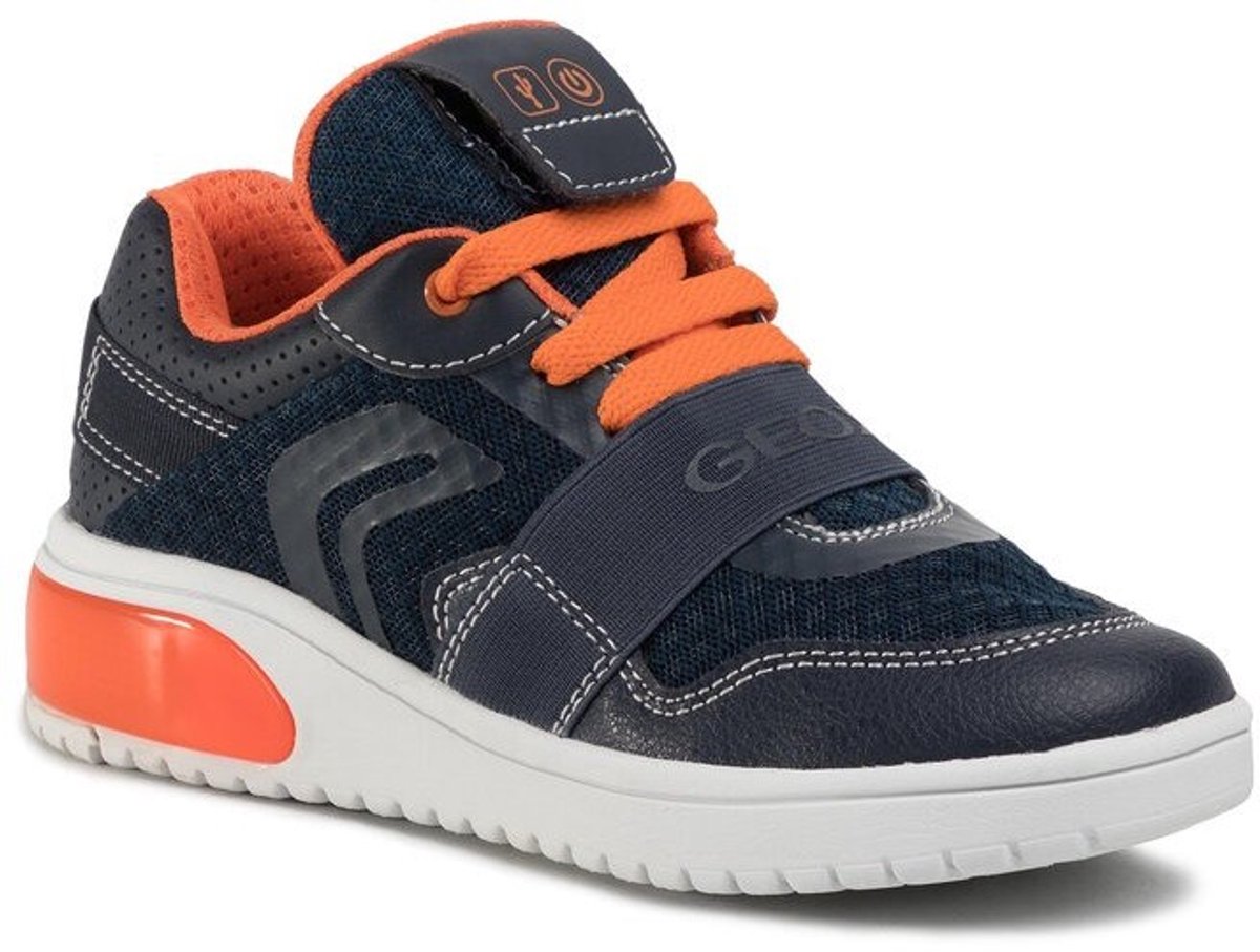 Kinderschoenen Geox Jr Xled Sneaker Donkerblauw 34
