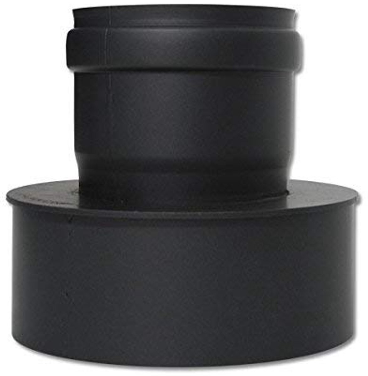 Kachelpijp voor Pelletkachels - Uitbreiding van 80 tot 150 mm in Zwart of Grijs Ø 80 mm