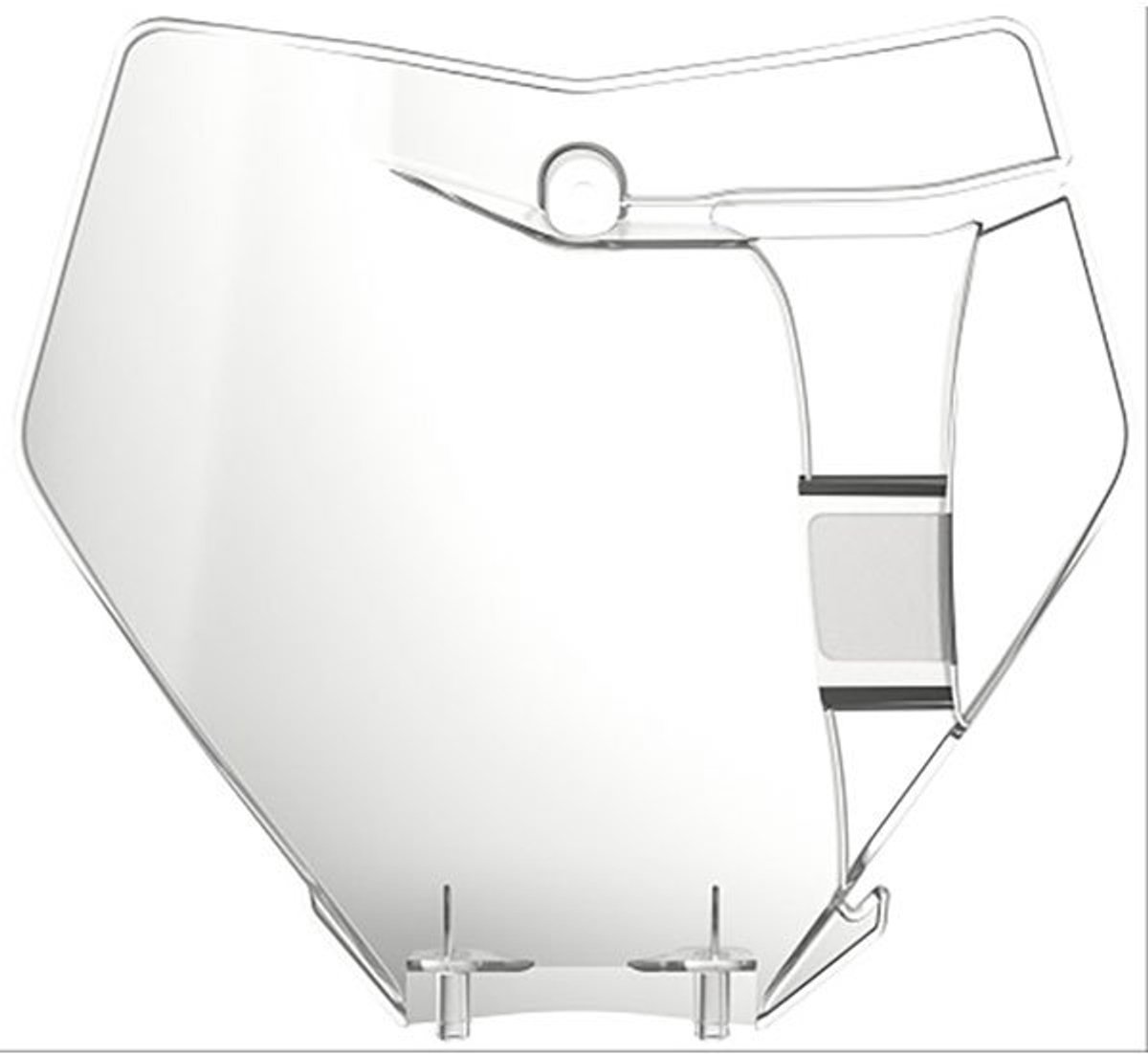 Polisport Off Road Ktm Sx/sx-f/xc/xc-f 19-20 Voorplaat Transparant