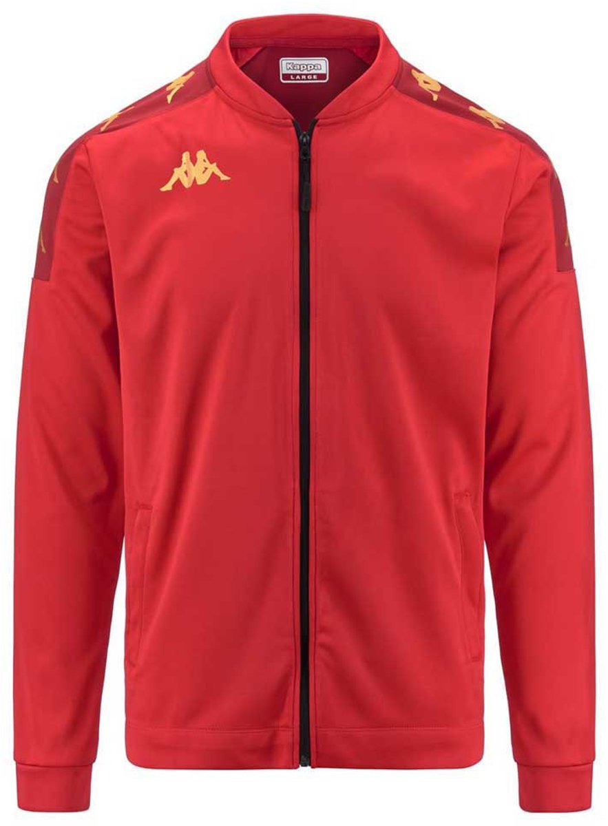 Kappa Giullio Half Rits Sweatshirt Man Rood
