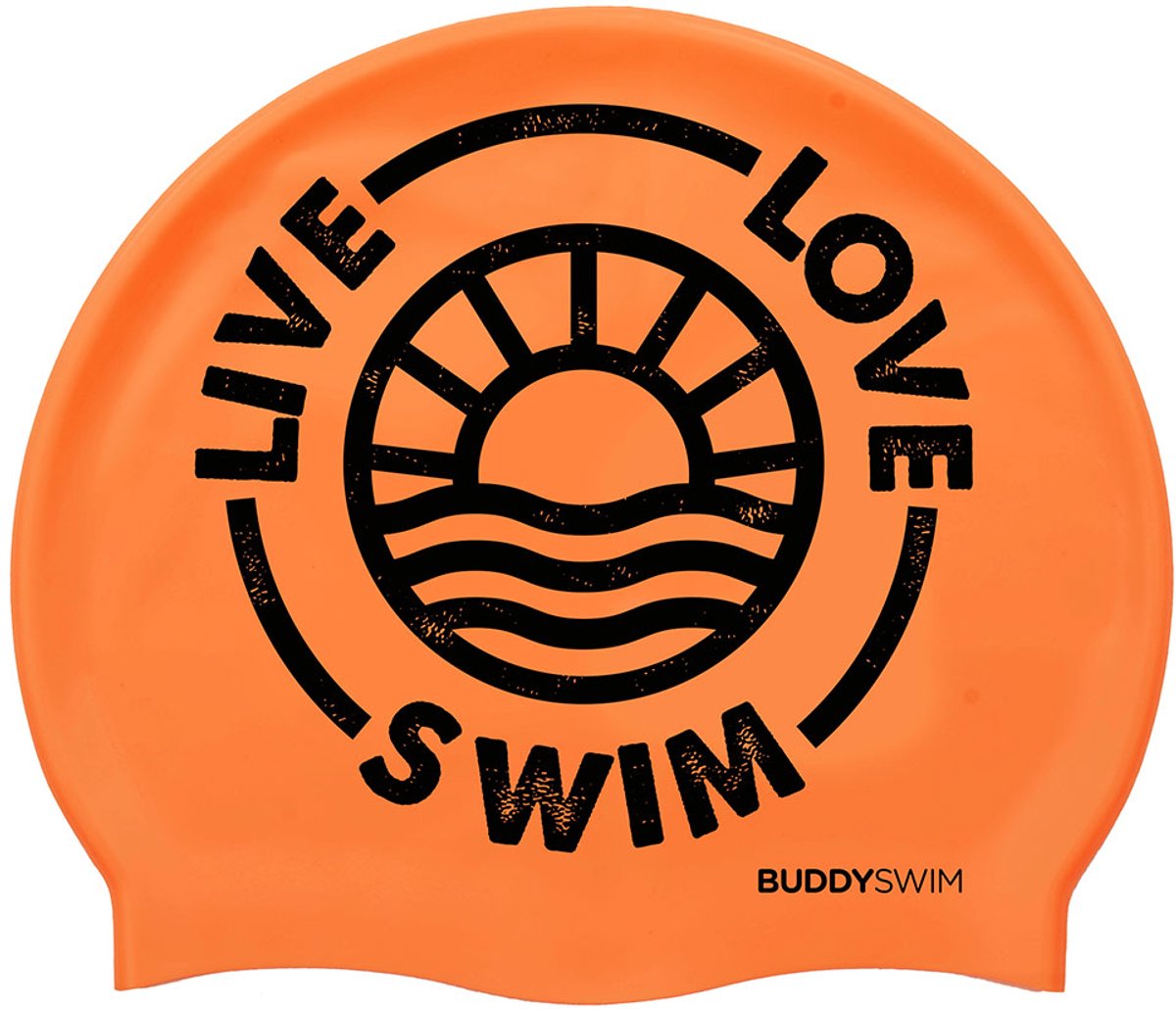 Buddyswim Lls2 Zwembadmuts Oranje