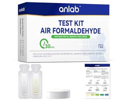 DIY-testkit voor luchtkwaliteit – Controleer Formaldehyde (HCHO) in Huizen, Scholen, en Auto's (Pack van 3)