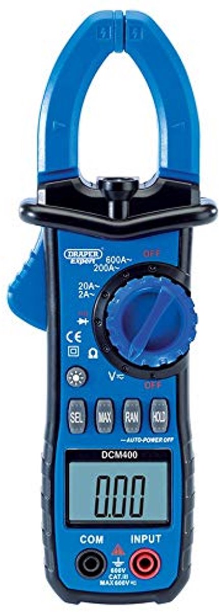 Digitale Stroommeter Tang met Verlicht LCD-Display en Handlamp