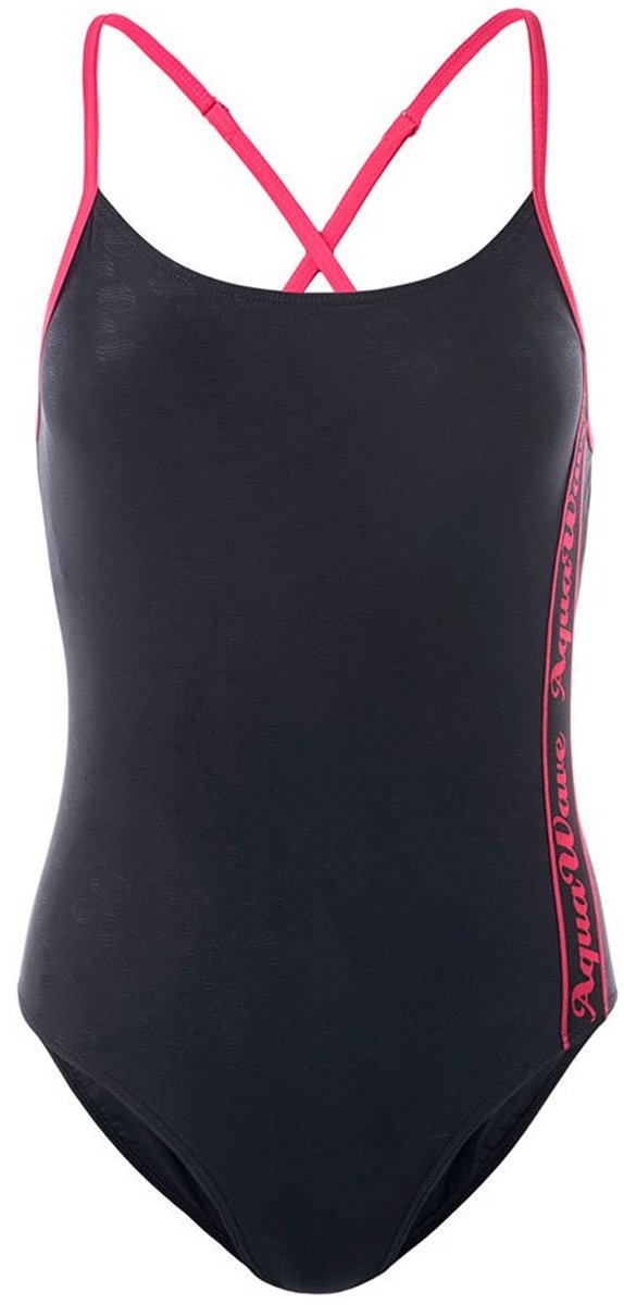 Aquawave Sublime Ii Zwemkleding Zwart M Vrouw Black / Raspberry Sorbet