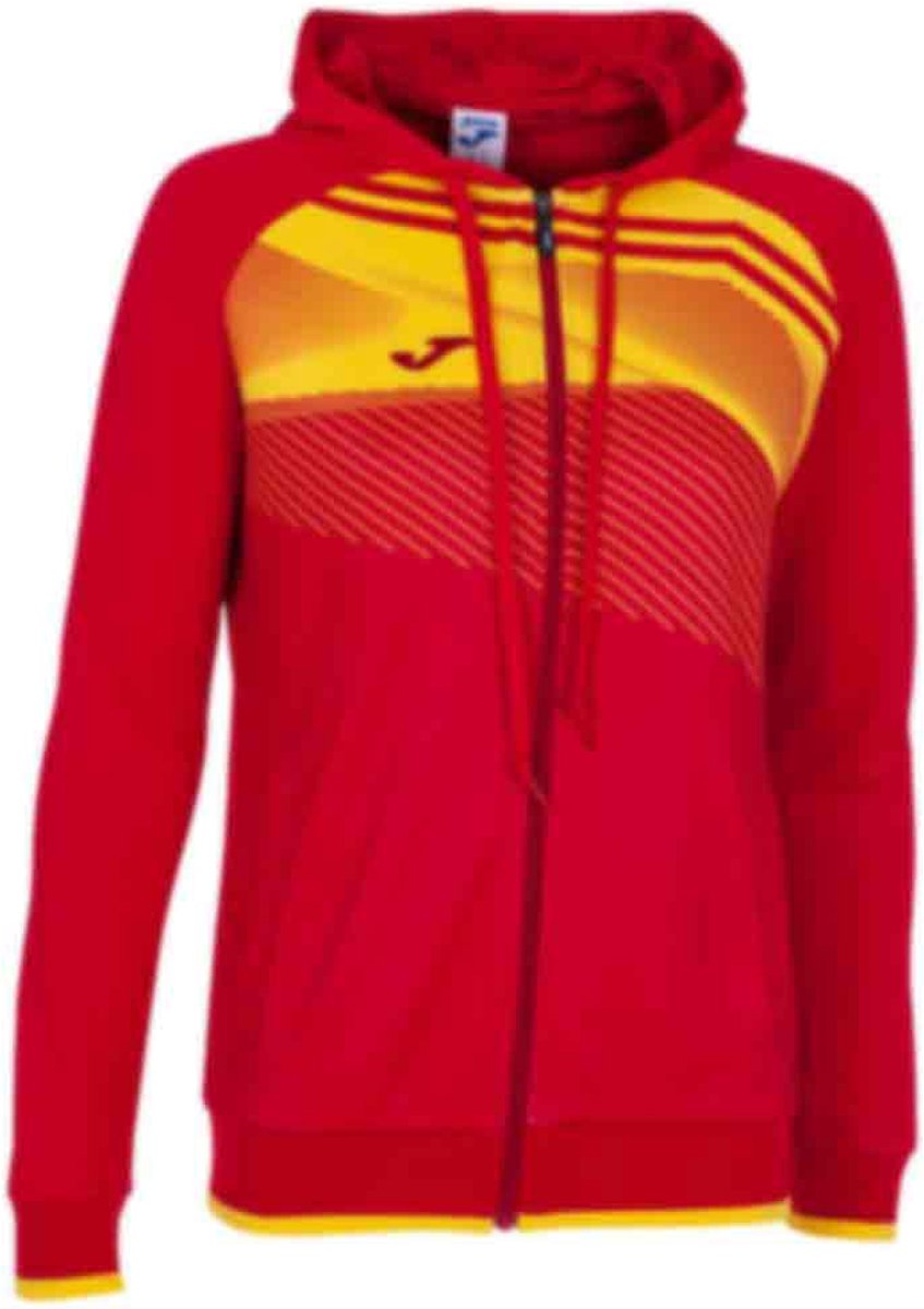 Joma Supernova Ii Sweatshirt Met Rits Geel,Rood 12-14 Years Jongens,Meisjes