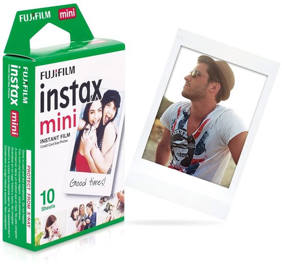 Fujifilm Instax Mini Film - Instant Fotopapier - Wit - 1 x 10 stuks