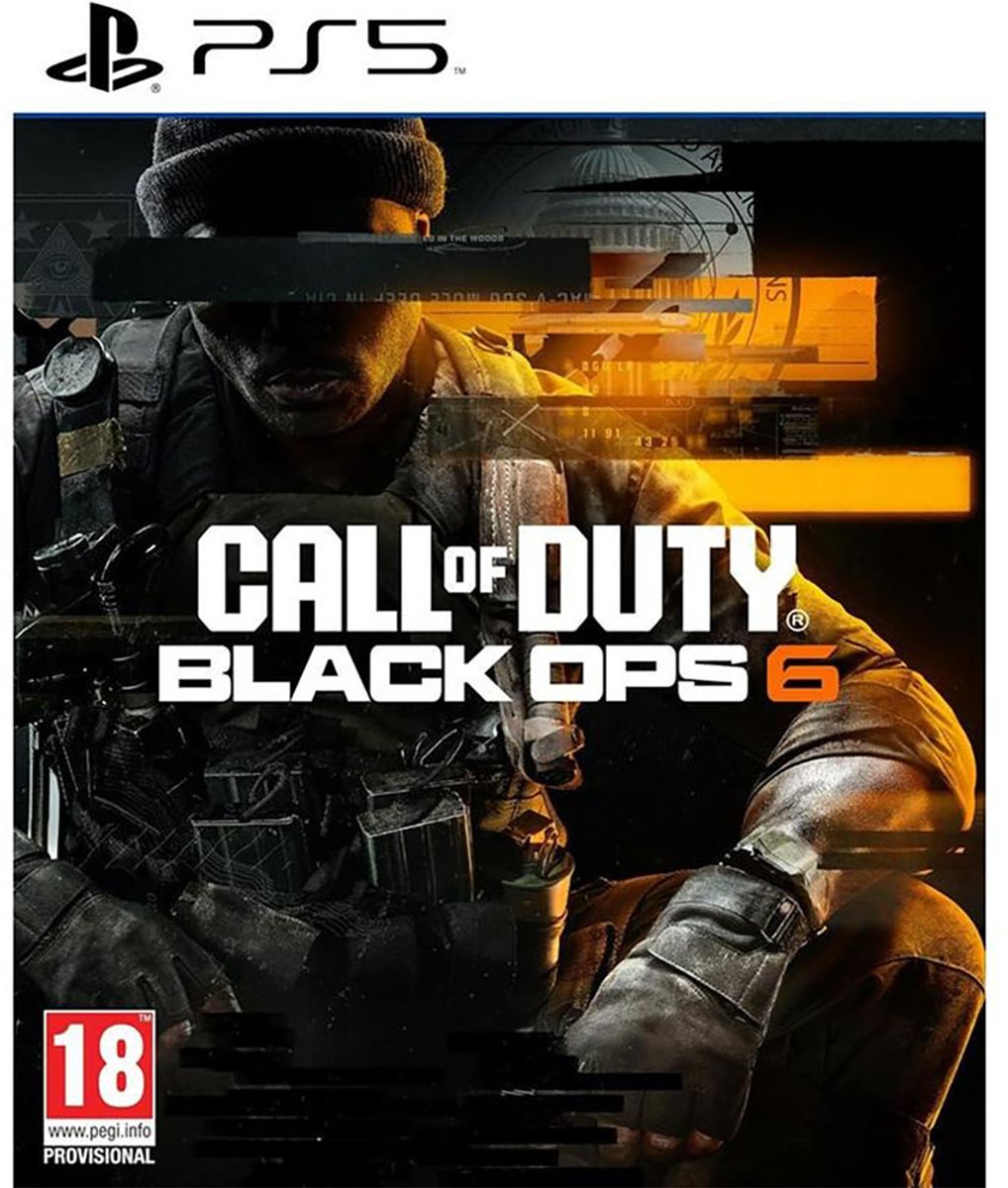 Playstation Games Ps5 Call Of Duty Black Ops 6 Transparant PAL