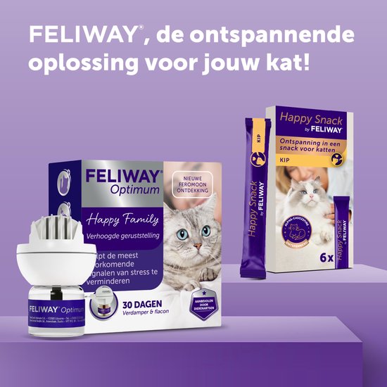 FELIWAY Optimum Startset | 1 Verdamper en Flacon 48ml |Anti-stress voor Kat