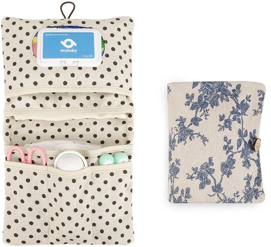 Xuniea Opbergtas van canvas, make-uptas in wit, stoffen zak, om te schilderen, cadeau voor Moederdag, Valentijnsdag, Kerstmis, Wit, wit