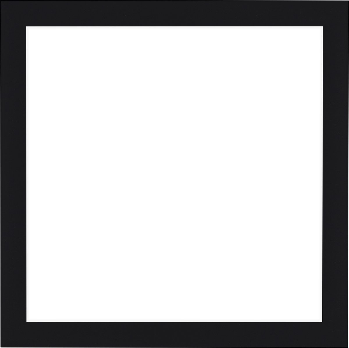 Dutch Frame Factory Fotolijst 30x30 cm - MDF - Zwart Hoogglans - Colonia