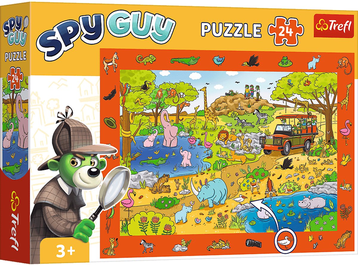 Trefl puzzel Safari - Observation spel voor kinderen - The Treflik Family.
