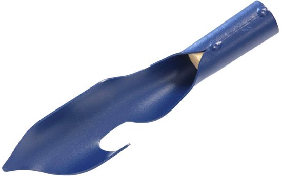 KADAX Onkruidsteker met houten steel, onkruidverwijderaar van metaal, onkruidwieder met spiraalvormige kop, wortelwieder voor het verwijderen van onkruid (L: 116 cm, blauw) van Merkloos	 — afbeelding 4