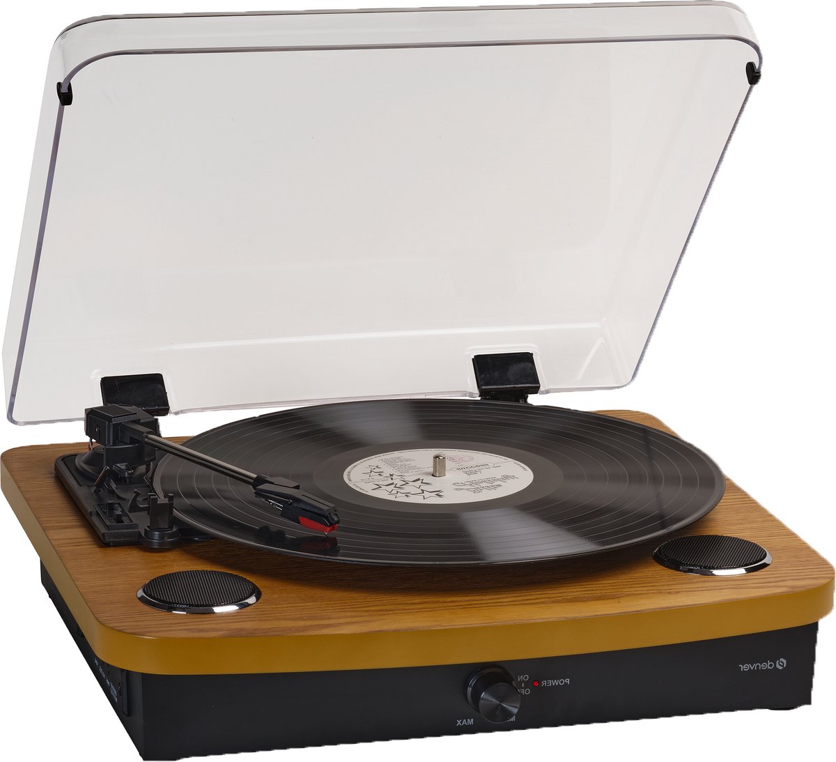 Denver Platenspeler Bluetooth - Ingebouwde Speakers - USB - Retro - Hout - VPL230LW
