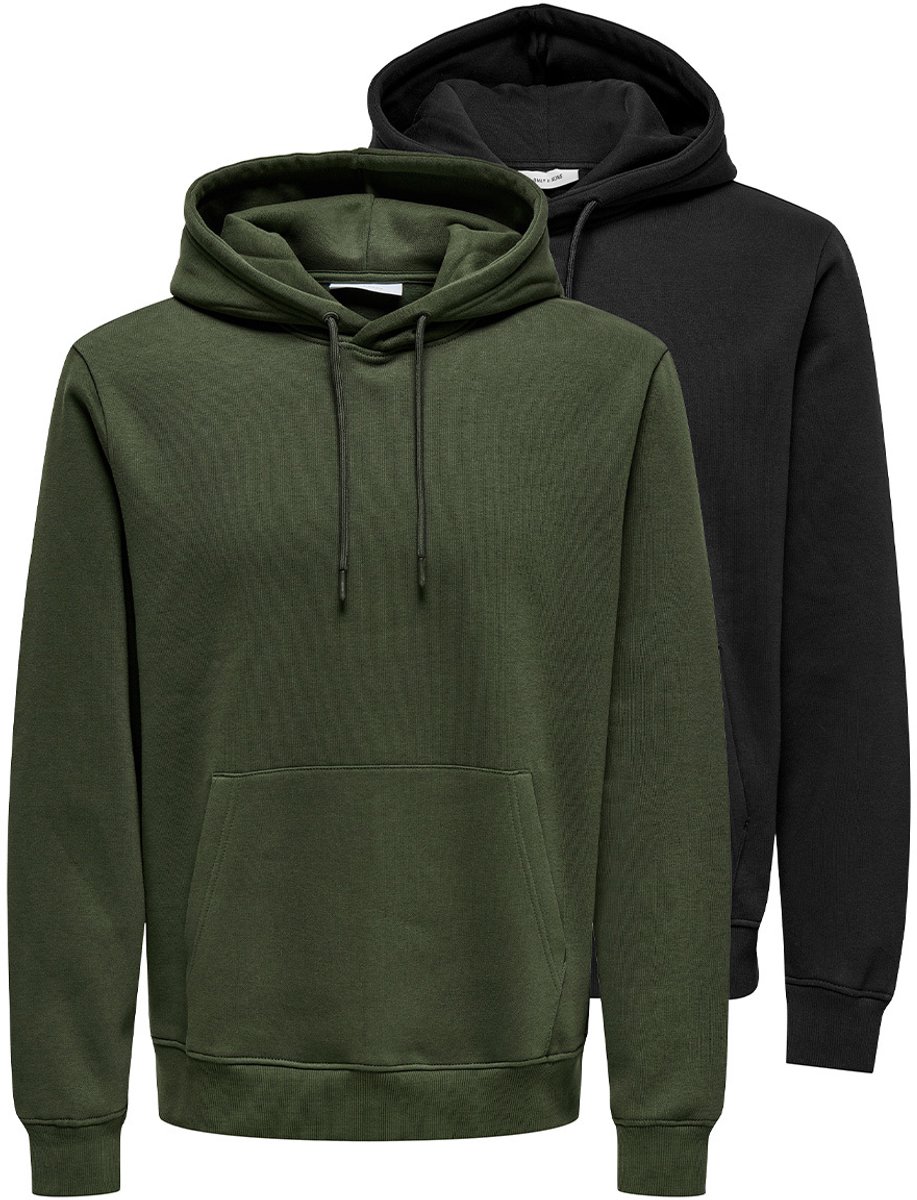 Only & Sons Heren hoddie 2 pack Connor