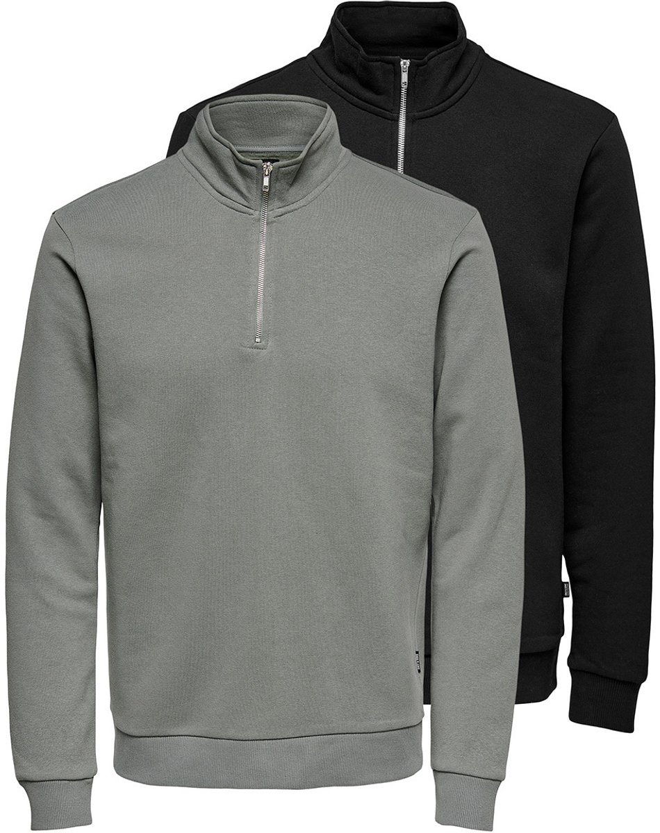 Only & Sons Heren sweattroyer 2 pack Ceres