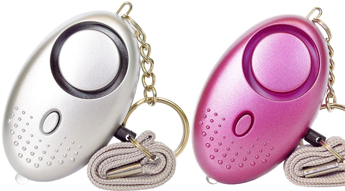 2 Stuks Persoonlijke Alarmen - Persoonlijke Alarmknop - Beveiliging Alarm - 130 DB Geluid - Zelfverdediging - Veiligheid Alarm - Persoonlijke Alarmen
