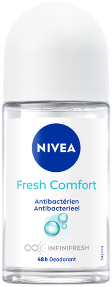 NIVEA - Deodorant Roller Fresh Comfort - 3 x 50 ml - Voordeelverpakking