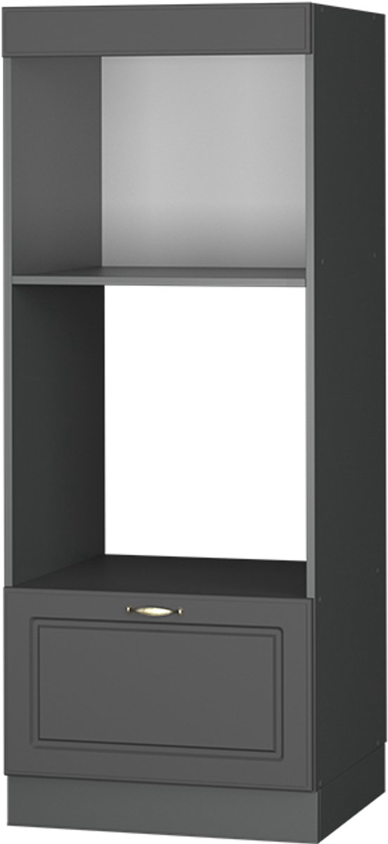 Vicco Fame-Line Magnetronkast – 60 cm open Anthrazit-Gold Landhaus
