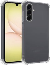 Hoesje - Geschikt voor Samsung Galaxy A17 - Sterk & Shockproof - Siliconen Case - Back Cover - Telefoon Hoes Shock Proof - Telefoonhoesjes - Transparant