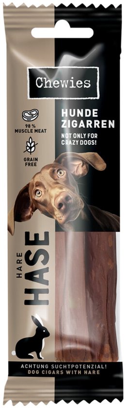 Chewies Hondensigaar Haas - 10 x 75 gr - Voordeelverpakking