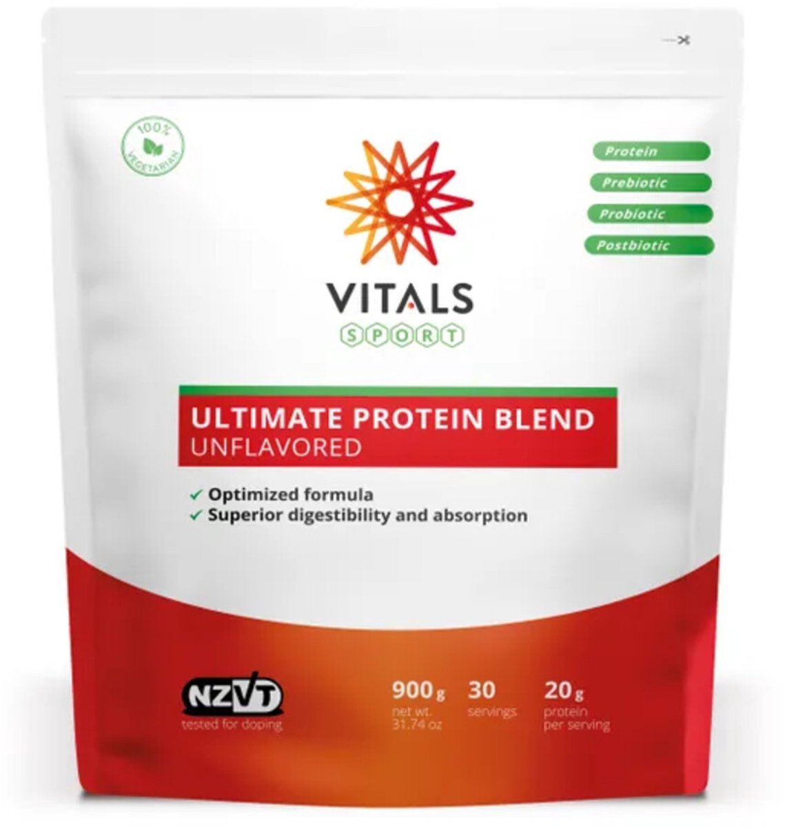 Vitals Protein Blend - 2 x 900 gr - Voordeelverpakking