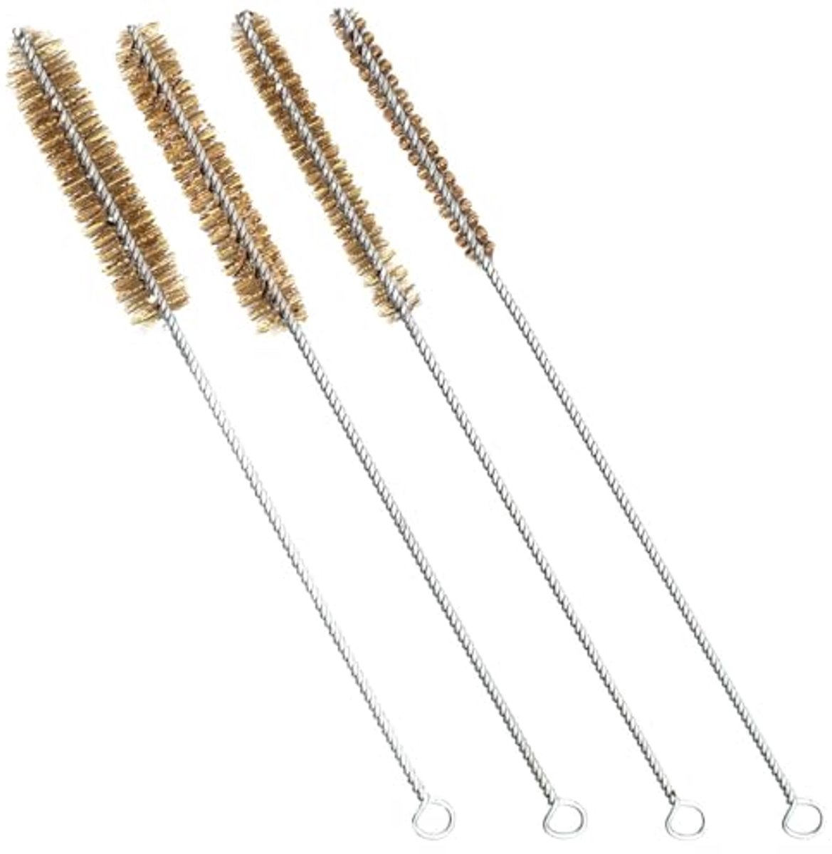 Set van 4 Draadborstels voor Buisreiniging