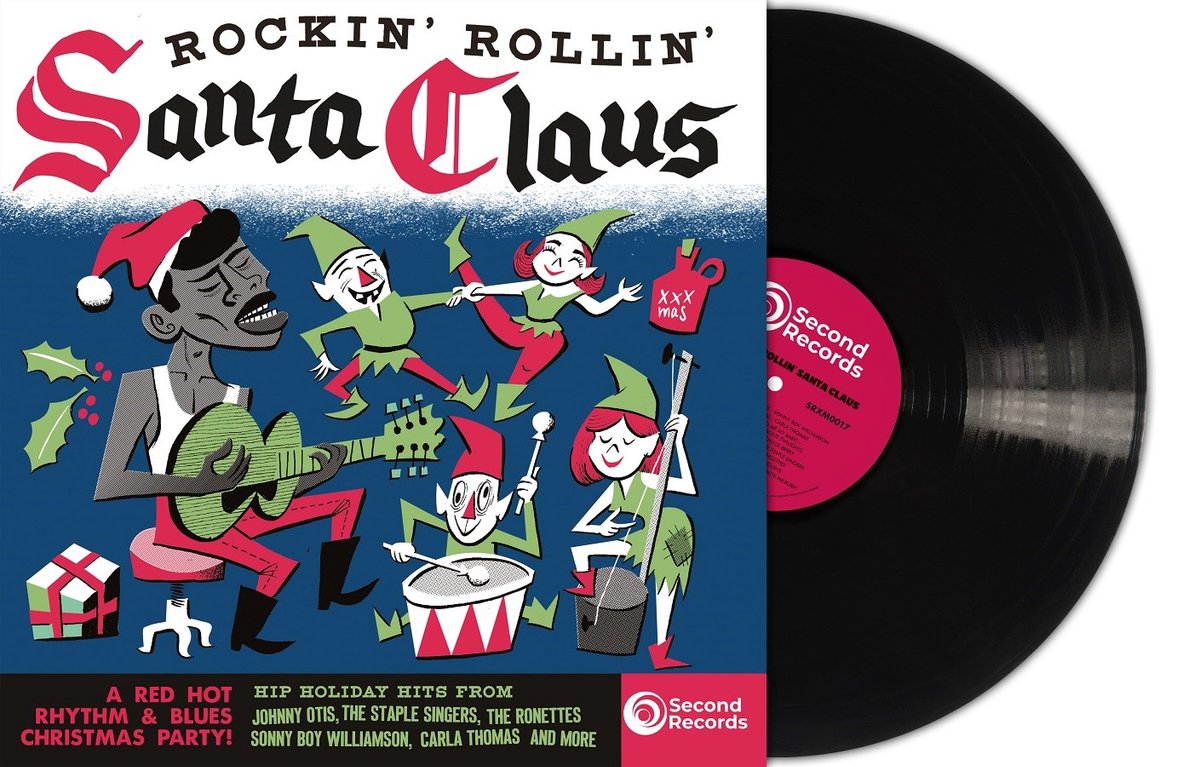 Various Artists - Rockin' Rollin' Santa Claus (LP)