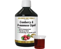 Golden Naturals Cranberry & D-mannose Liquid (500 milliliter)