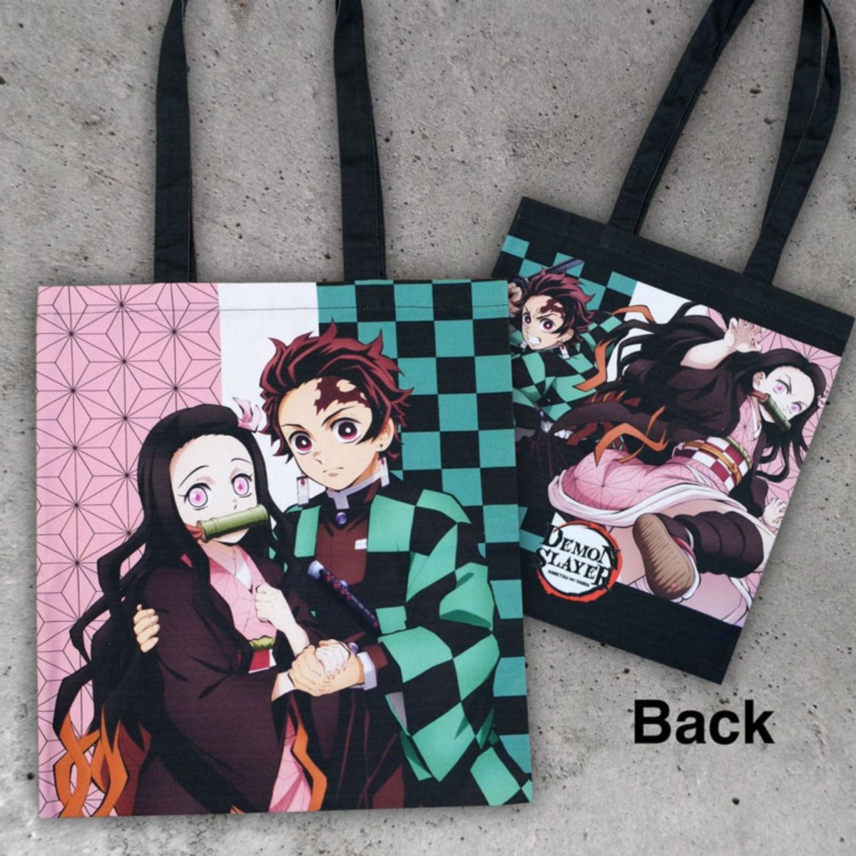 POPbuddies Demon Slayer: Kimetsu no Yaiba Tote Bag Tanjiro & Nezuko Bags