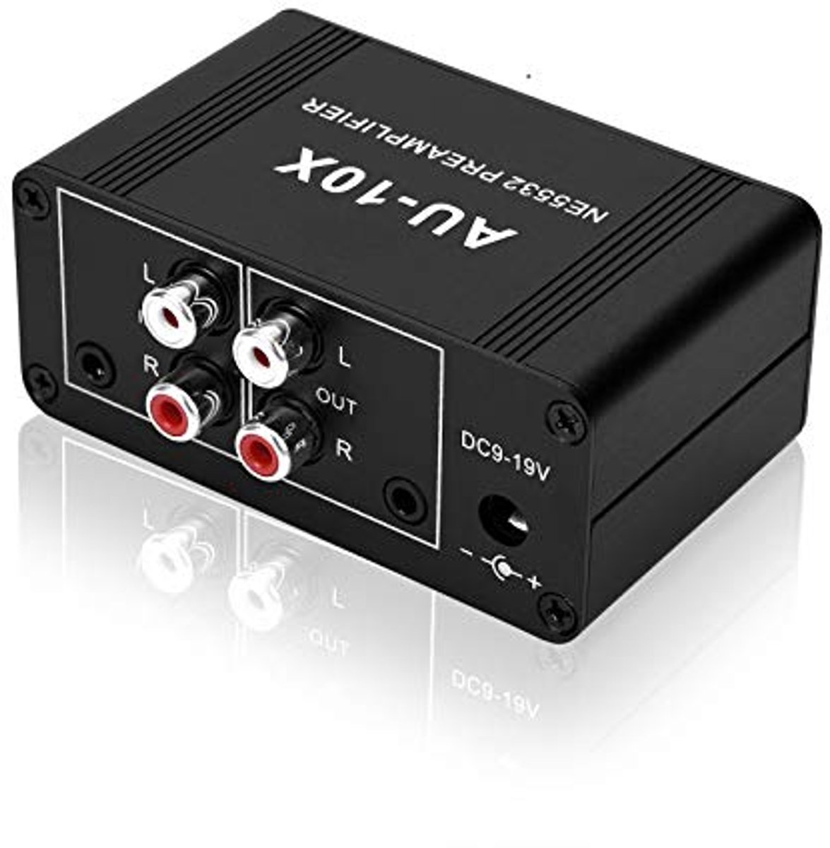 Mini Stereo Audio Voorversterker voor Hoofdtelefoon en Phono Draaitafel