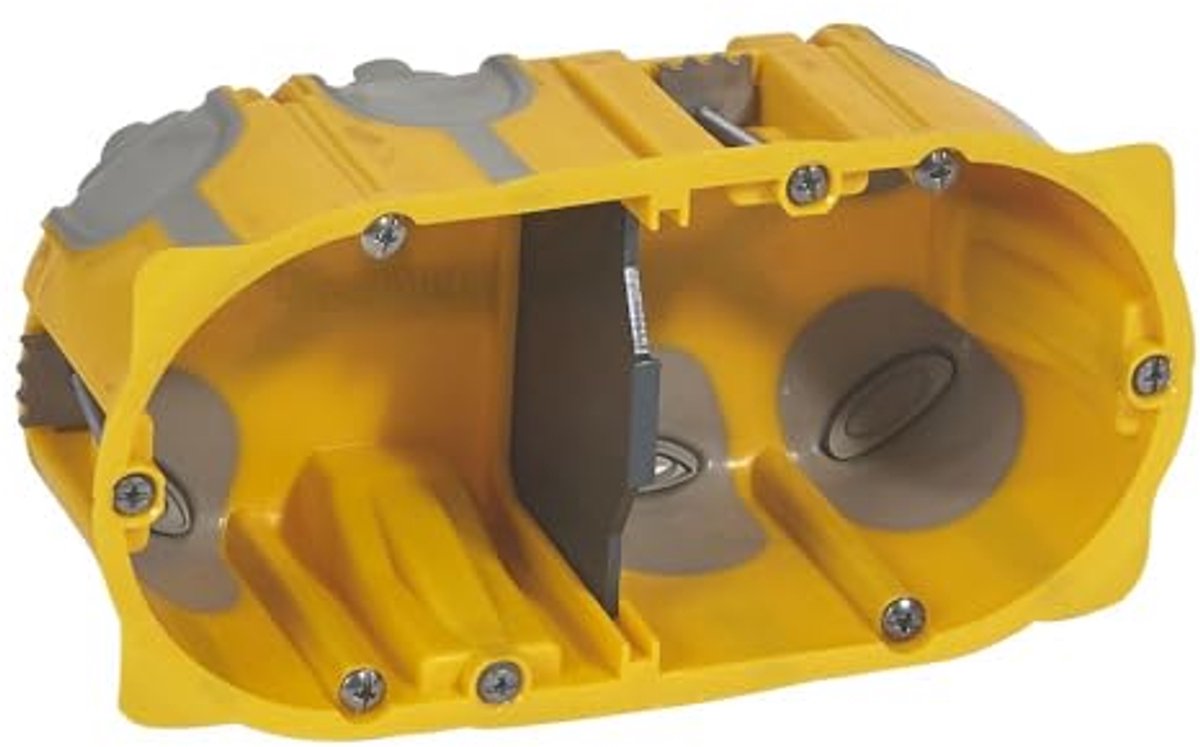Multipost box met 2 posten of 4 tot 5 modules - 50 mm diepte