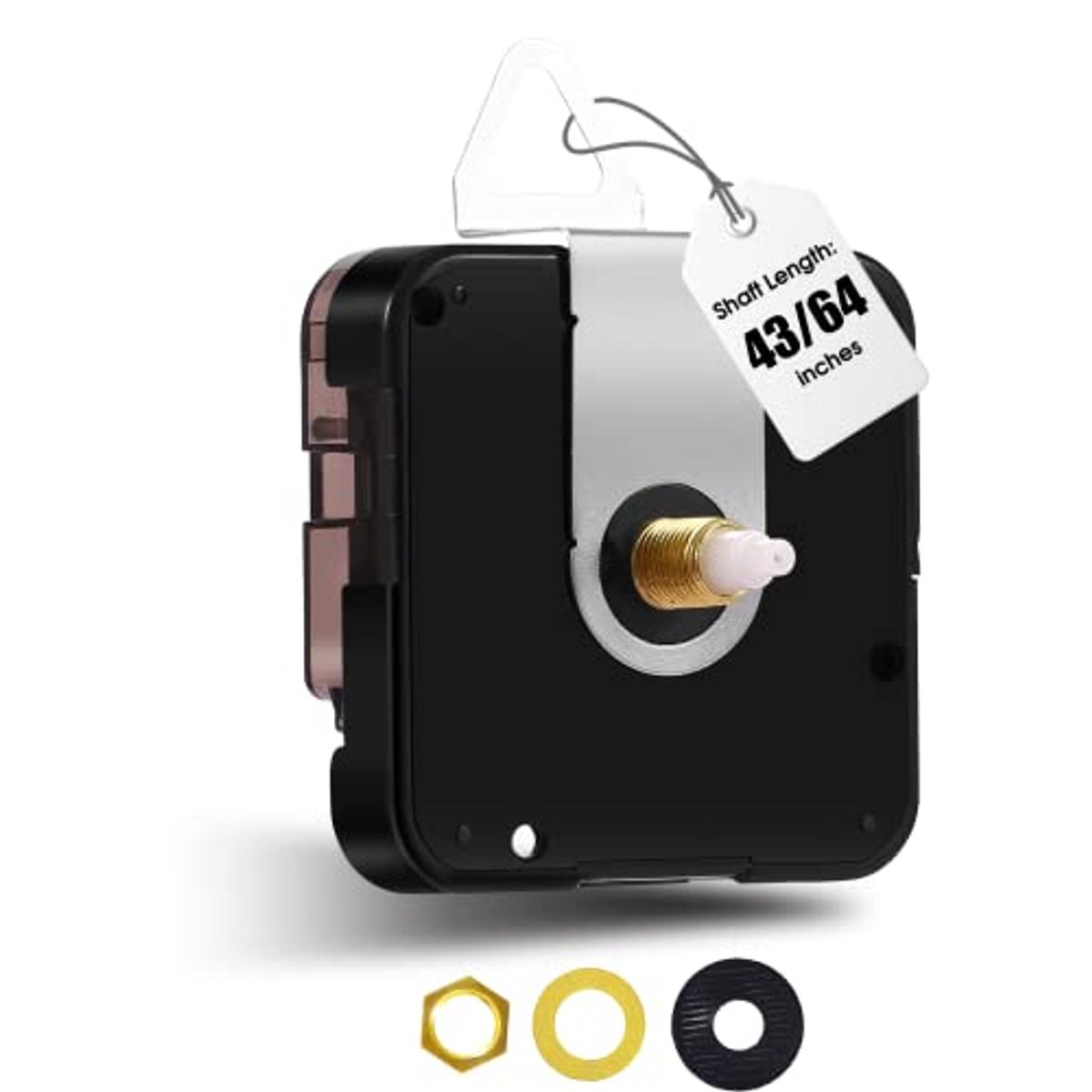 Stilte Quartz Wandklok Mechanisme voor DIY Klokken - Vervangingsmotor met Staaflengte van 1,6 tot 150,9 cm