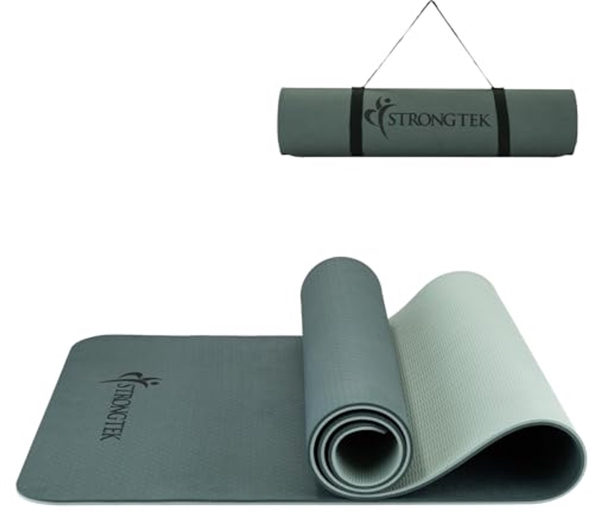 Dikke Yogamat 8 mm van Duurzaam TPE - Antislip Sportmat voor Pilates en Vloeroefeningen