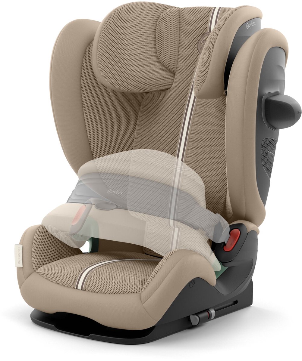 Cybex Pallas G3 - Autostoel - Almond Beige (plus bekleding) – foto 5