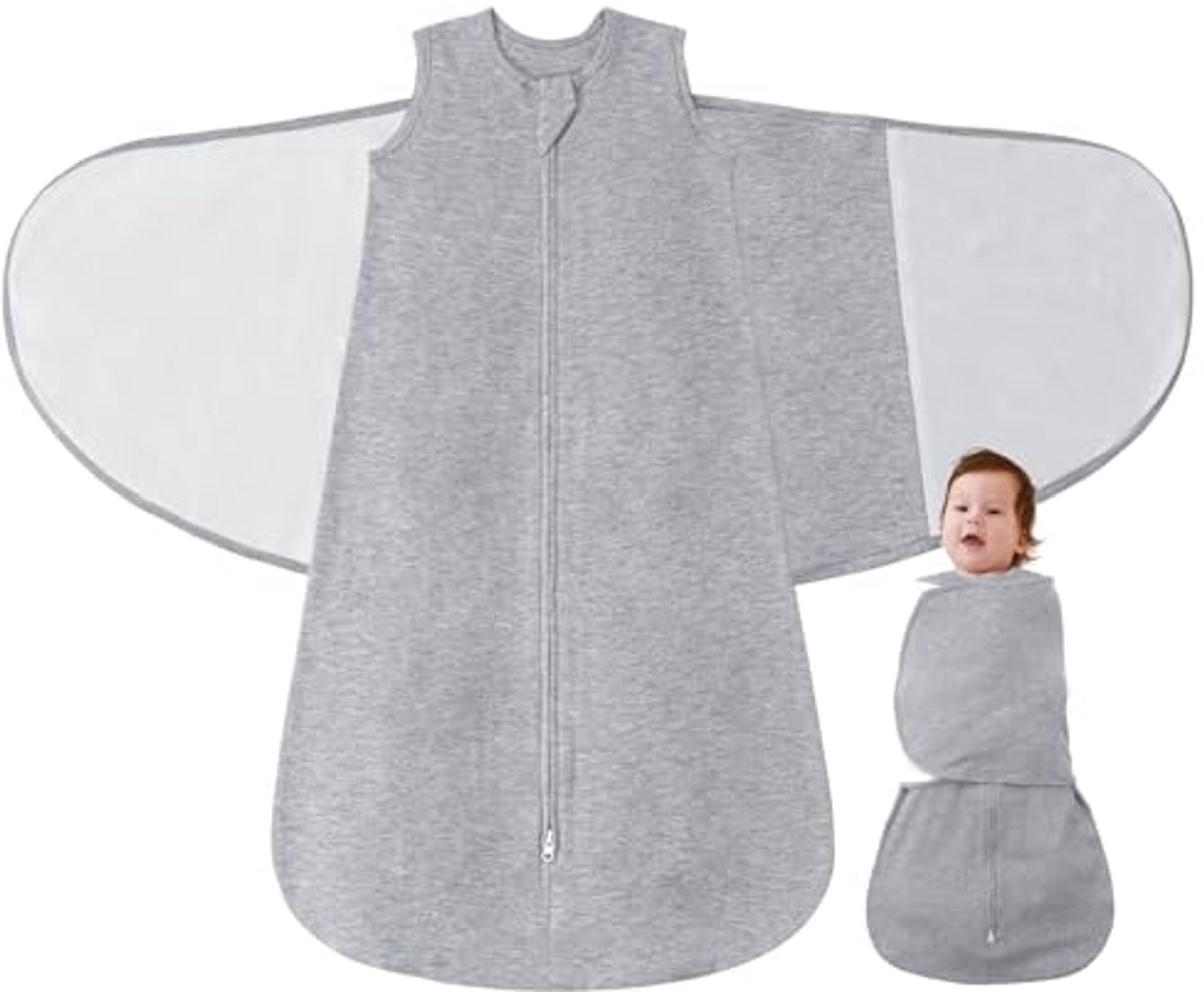 Image of 3-in-1 Verstelbare Babyslaapzak 1.0 Tog voor Pasgeborenen - Inbakerdoek voor Baby's van 0-12 Maanden