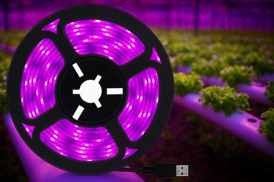 Roleadro Led-plantenlamp, 600 W, volledig spectrum, groeilamp
