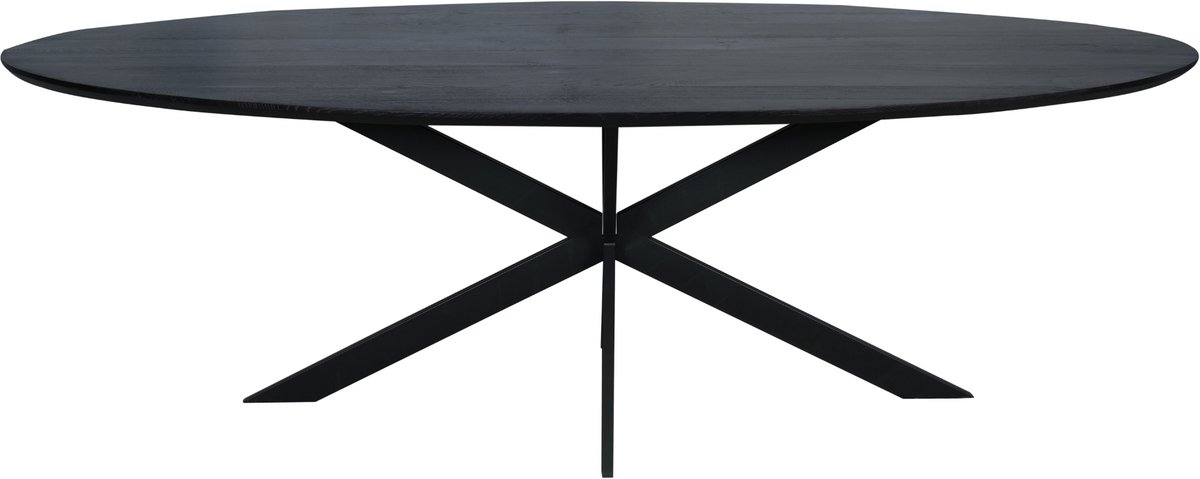 Starfurn - Eettafel Ferris - Zwart - 110x240x76 cm