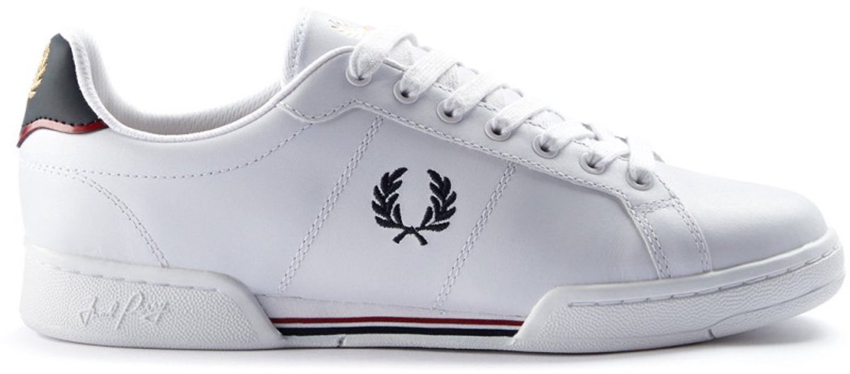 Fred Perry Leren sportschoenen B721 Marineblauw