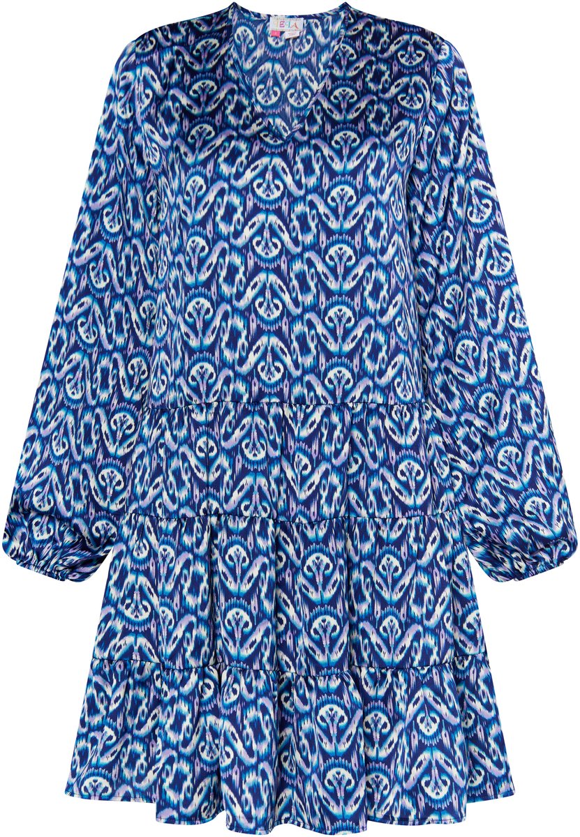 IZIA Jurk Blauw Veelkleurig